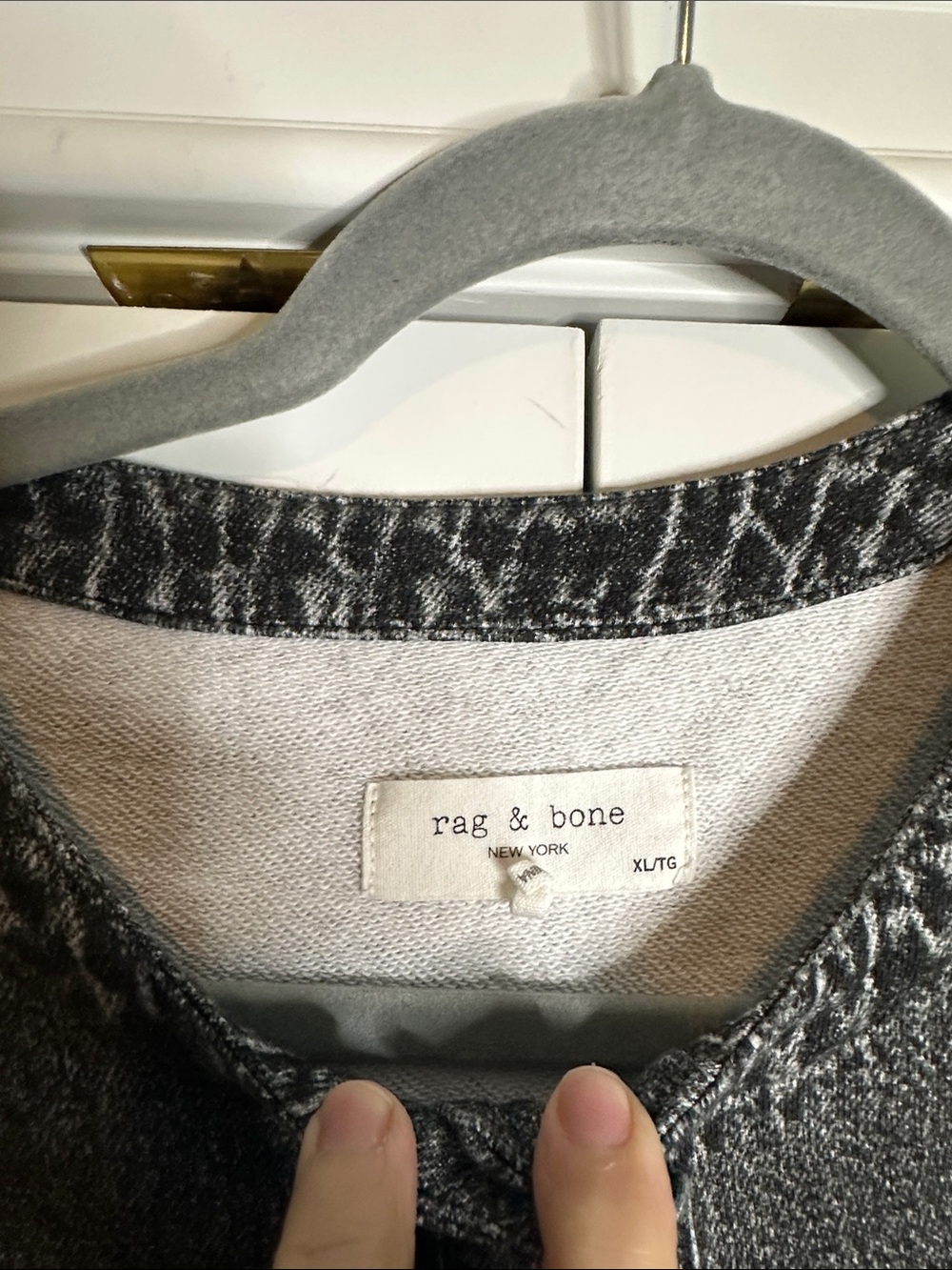 Rag And Bone Miramar Cora Denim Jacket SzXL Altered Sleeve - Picture 6 of 11